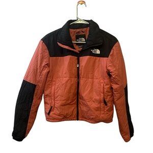 The North Face Coral and Black Lightweight Jacket